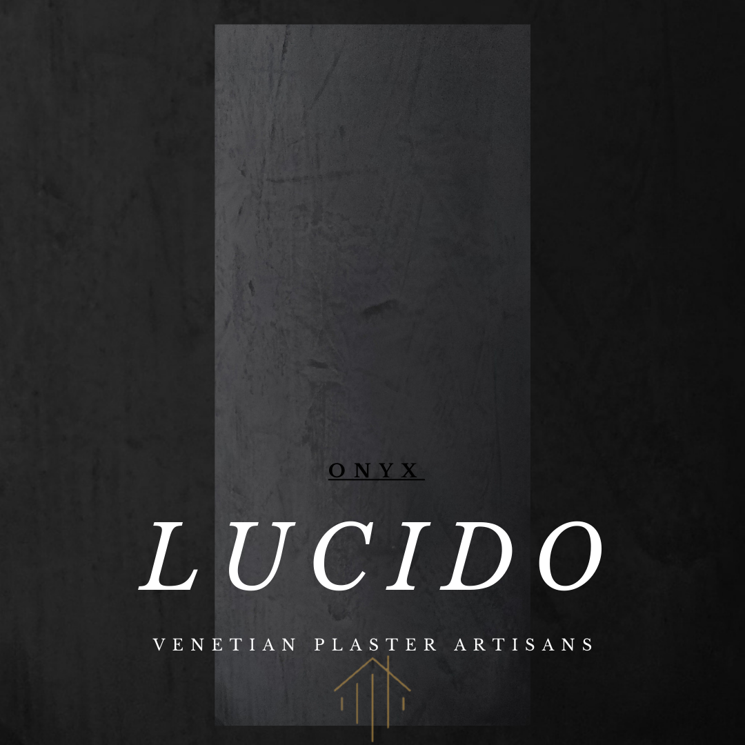 Black polished plaster